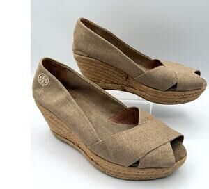 Tory Burch Filipa Espadrille Wedge Made In Spain-Sz 10B
